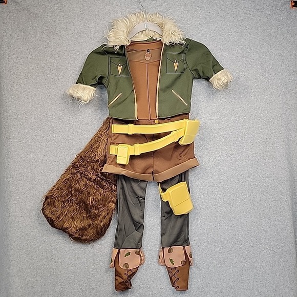 New Marvel Rising Secret Warriors Squirrel Girl Halloween Child Costume Sz S 4-6 - Picture 7 of 16